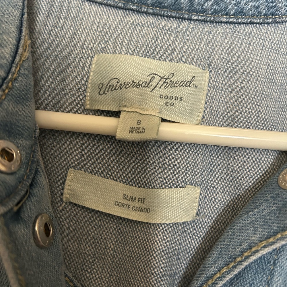 Denim Button Down Shirt - Picture 6 of 7